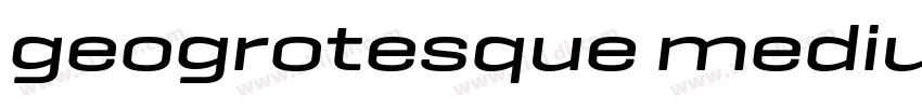 geogrotesque medium字体转换